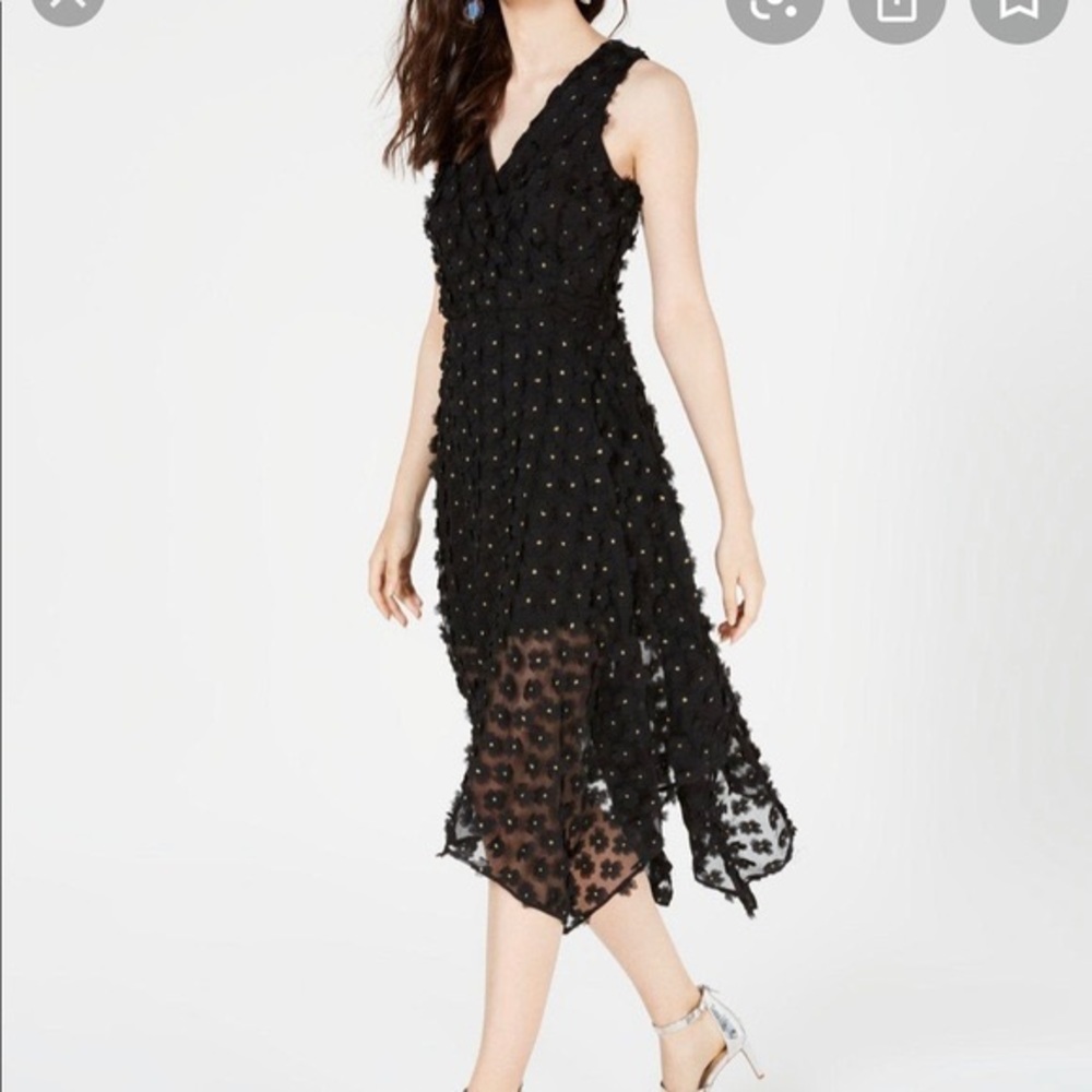 Kenzie 3D floral fit flare dress size 2